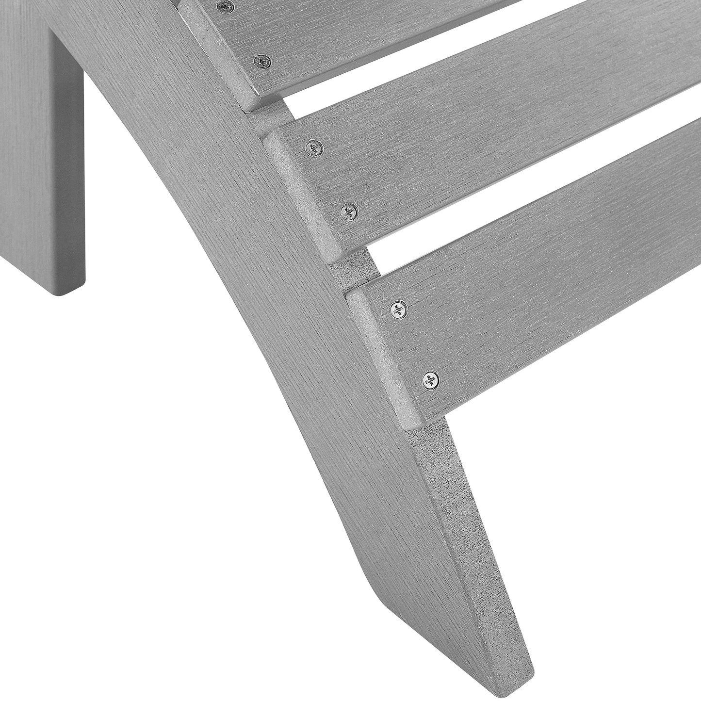 Garden Fusshocker ADIRONDACK Hellgrau