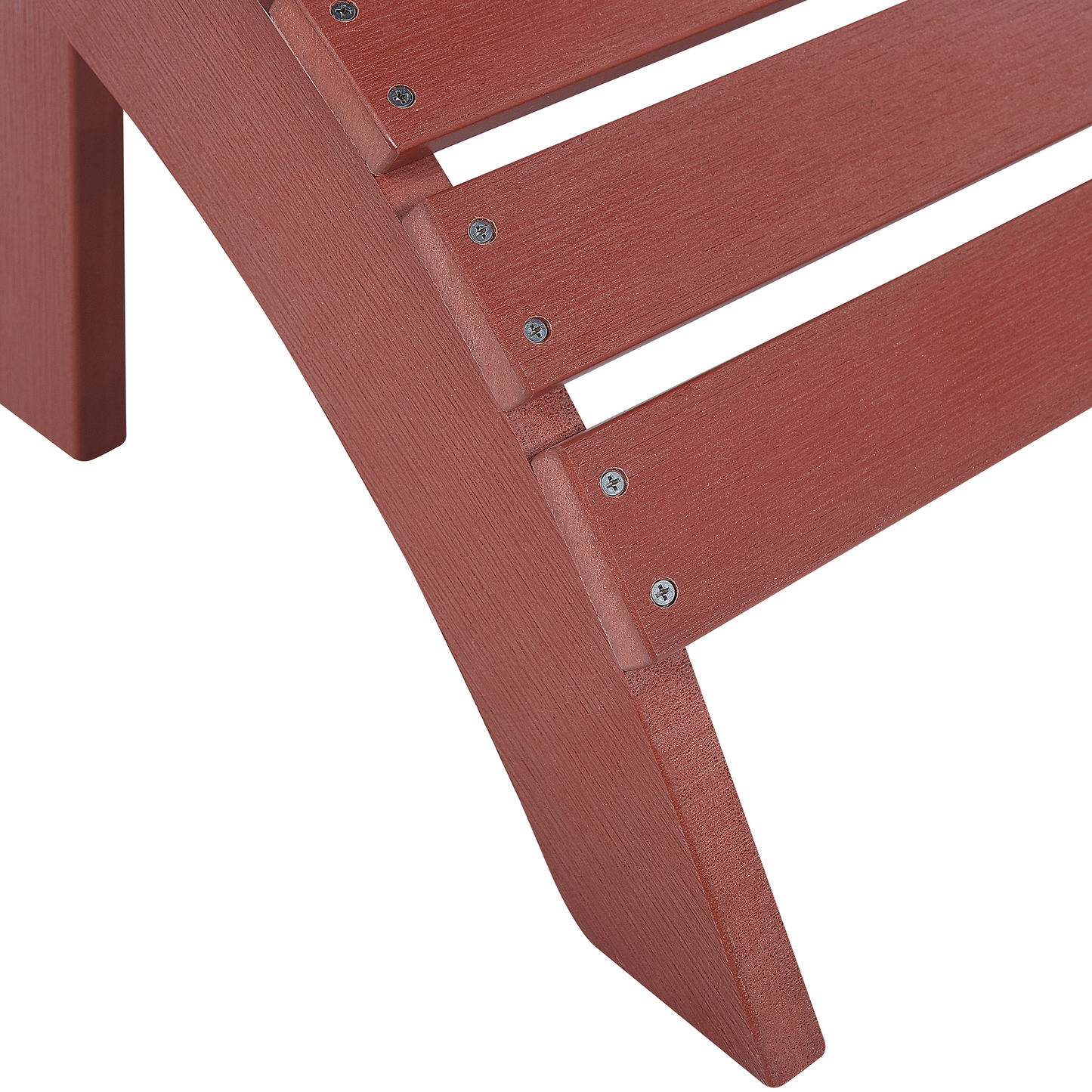 Garden Fusshocker ADIRONDACK Rot