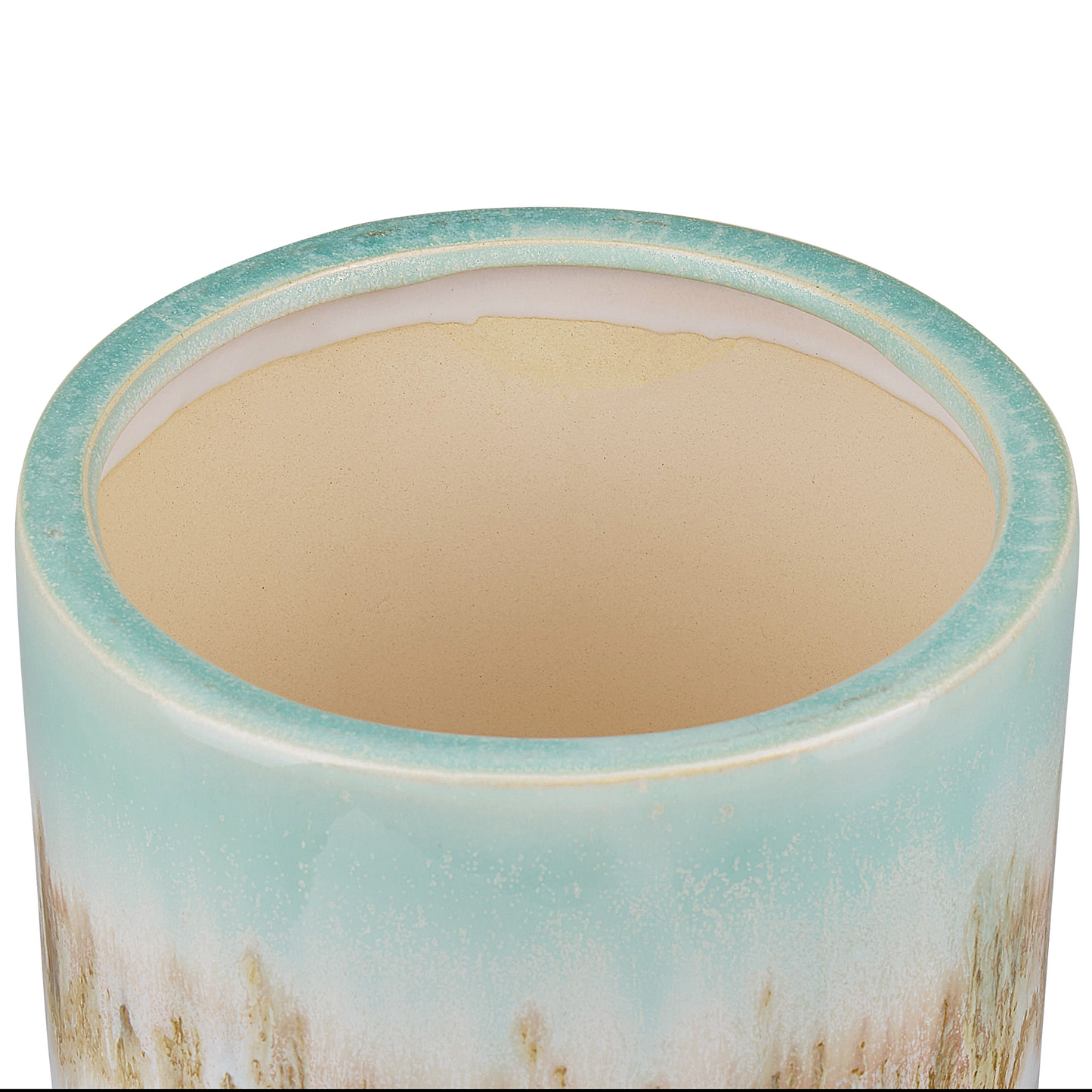 Blumenvase CYME Steinzeug 15 cm Mintgrün
