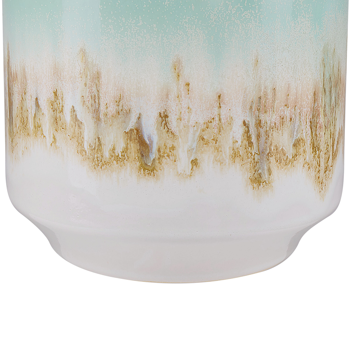 Blumenvase CYME Steinzeug 15 cm Mintgrün