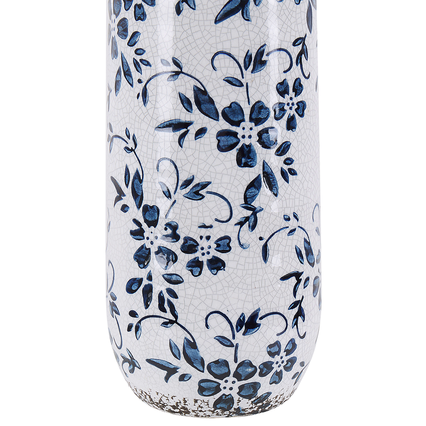 Blumenvase MULAI Steinzeug 30 cm Weiss