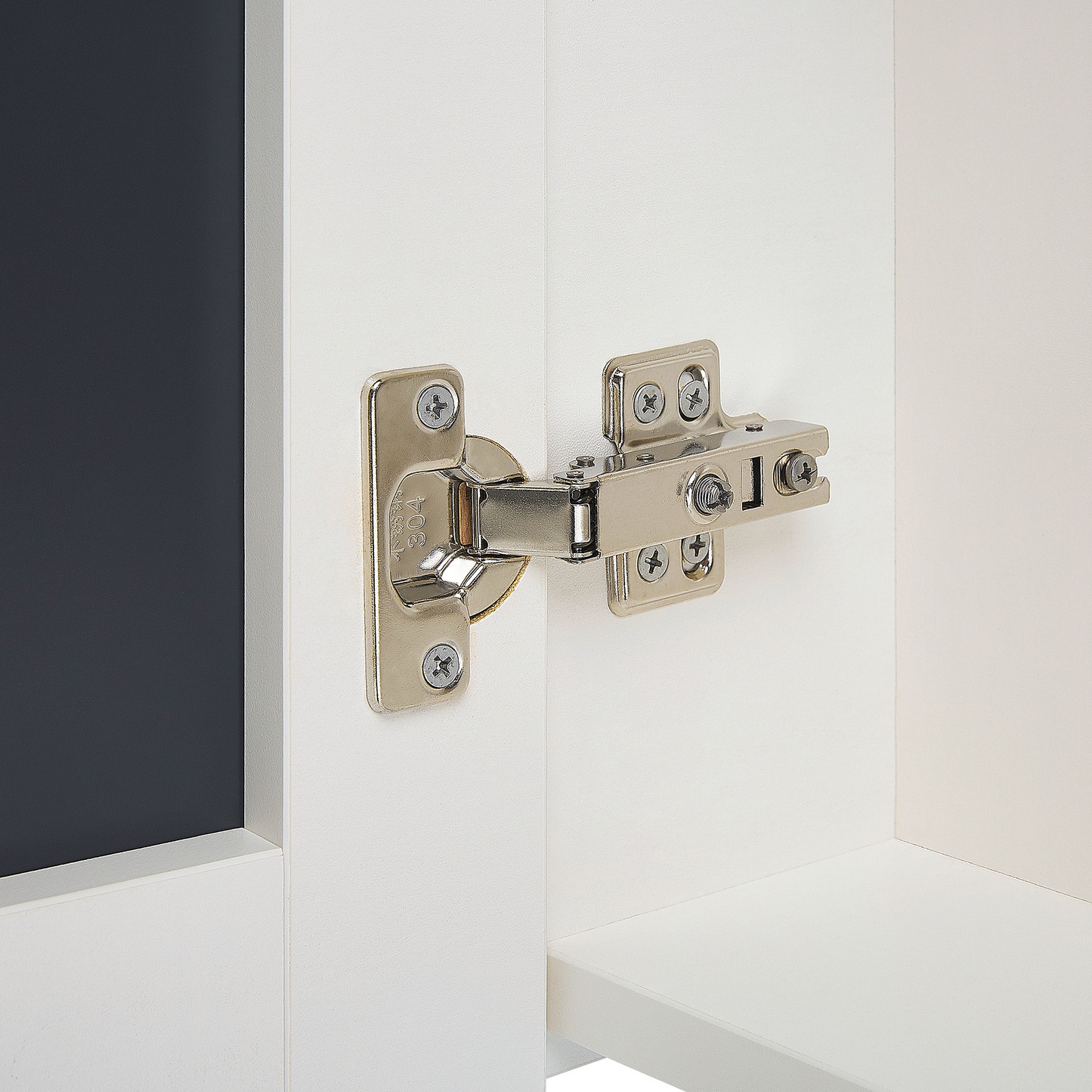 Bad-Spiegelschrank NAVARRA 80 cm 70 cm Weiss