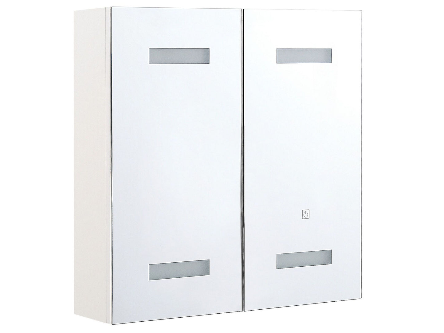 Bad-Spiegelschrank LED TALAGAPA 60 cm 60 cm Weiss