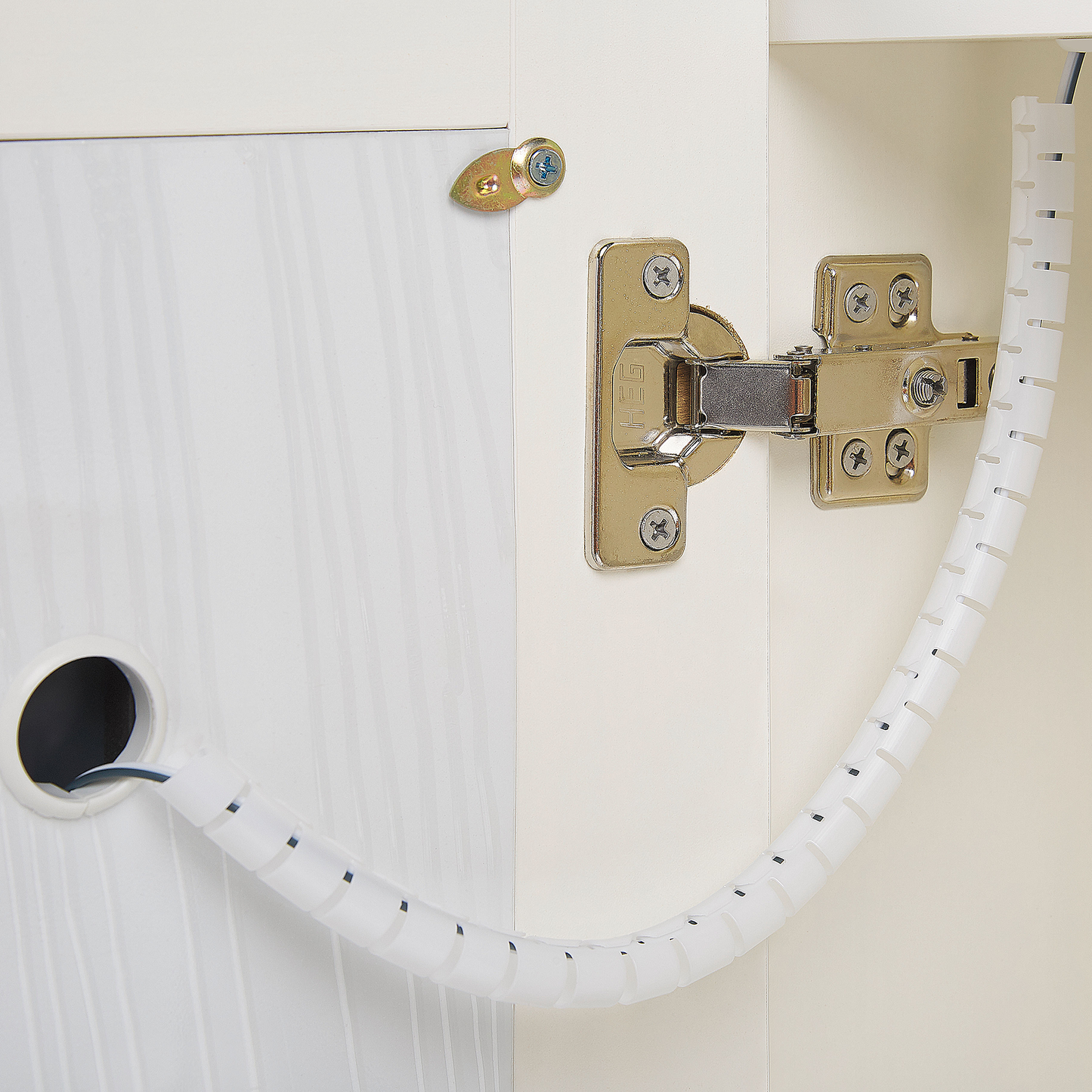 Bad-Spiegelschrank LED TALAGAPA 60 cm 60 cm Weiss
