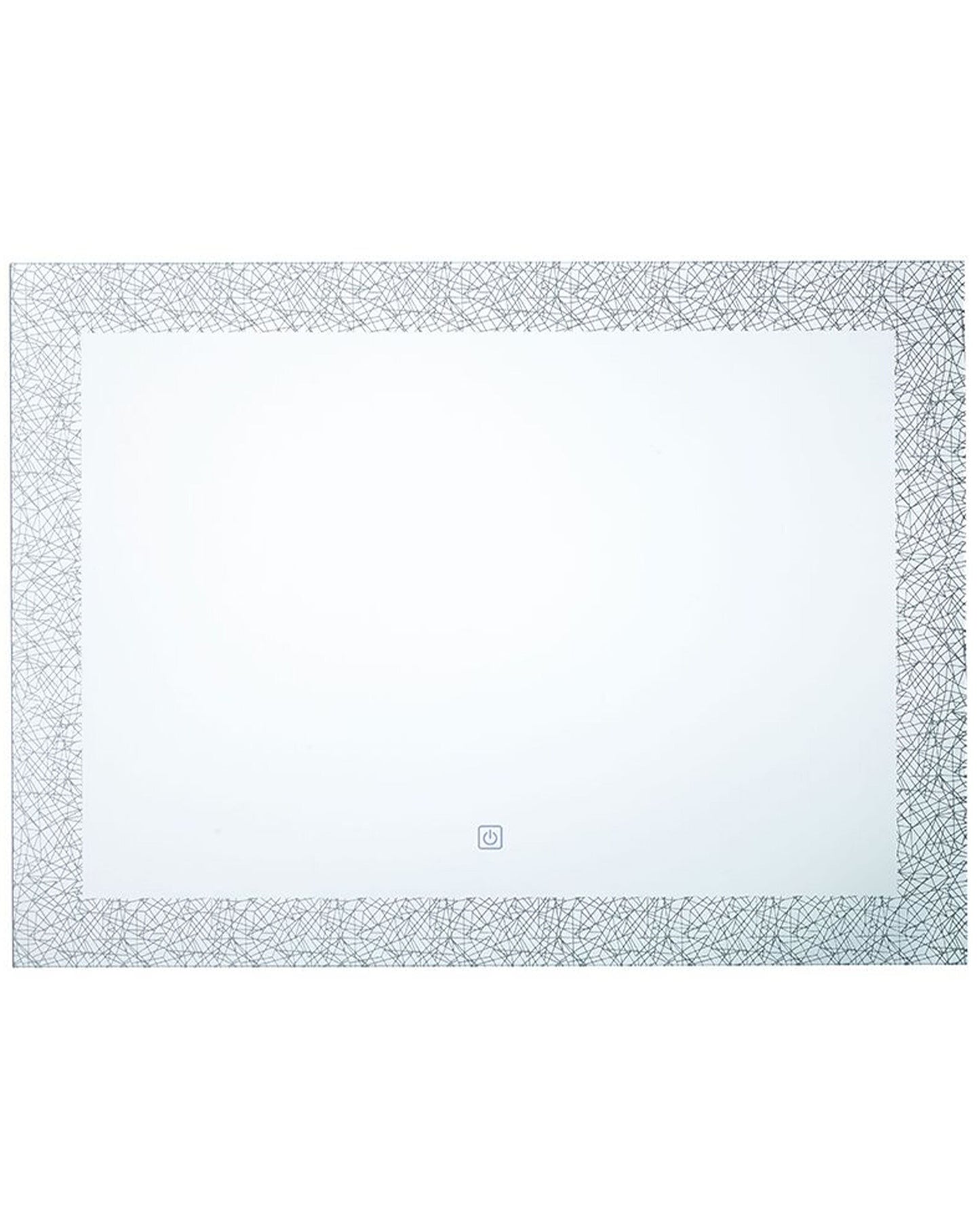LED-Badezimmer-Spiegel NEXON 80 cm 60 cm Silber
