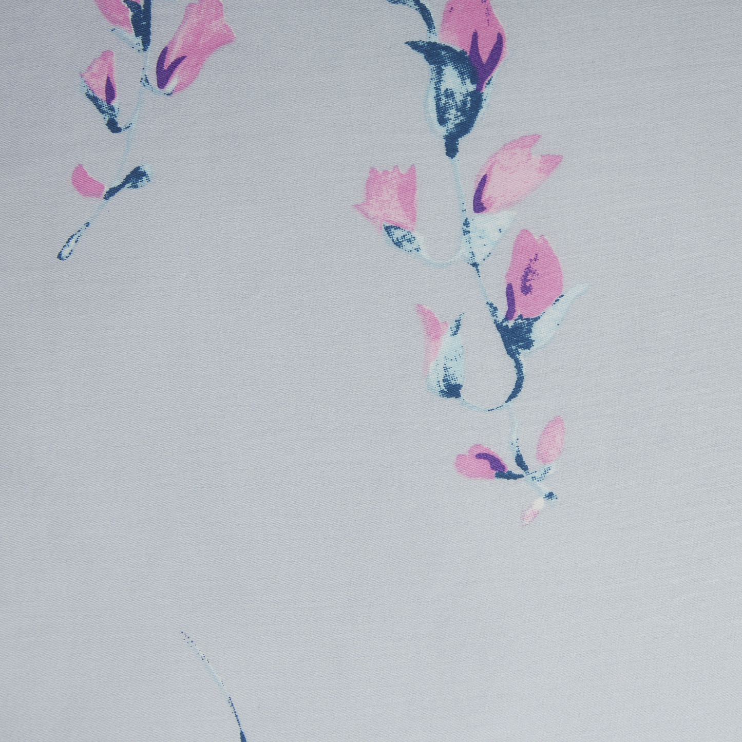 Bettwäsche-Set EVERGREEN Baumwollsatin 135 x 200 cm Hellblau
