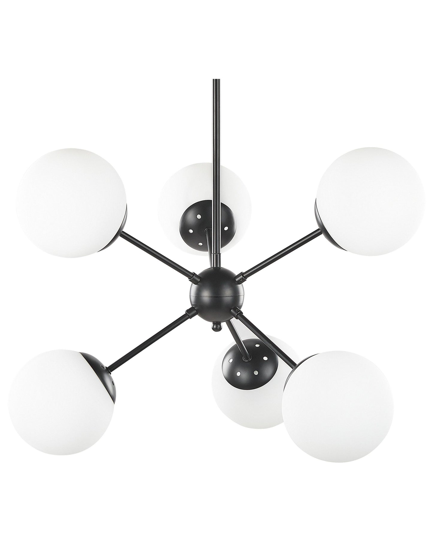 Deckenlampe ADAWRO Metall Schwarz / Weiss