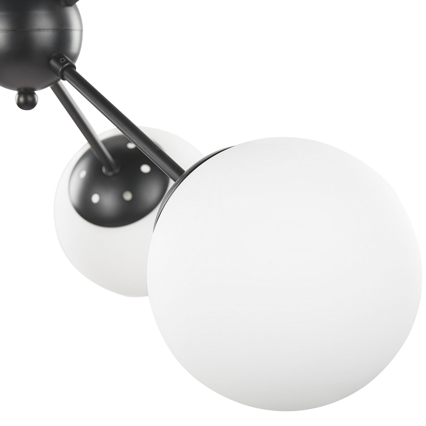 Deckenlampe ADAWRO Metall Schwarz / Weiss