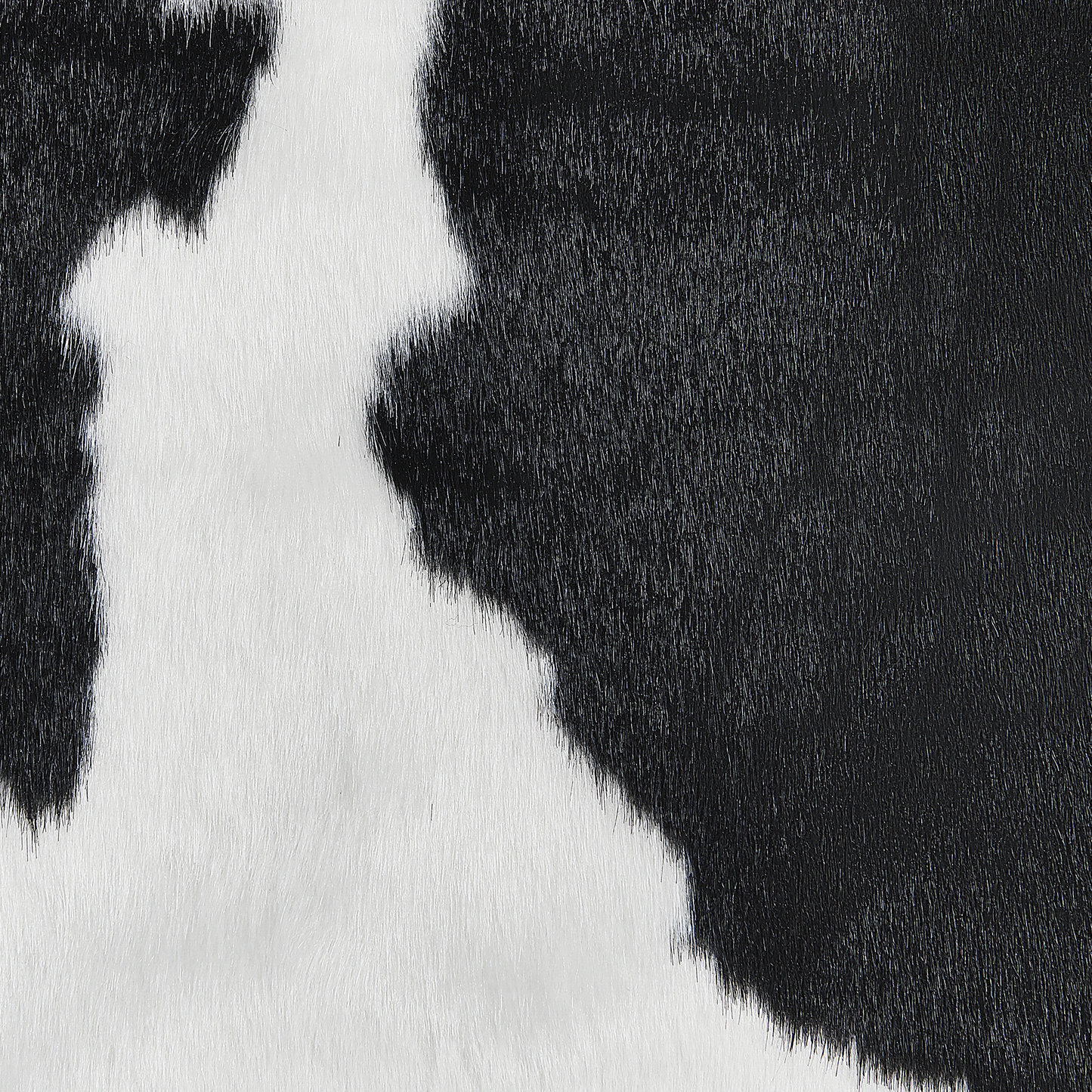 Kunstfell-Teppich Kuh schwarz / weiss 130 x 170 cm BOGONG