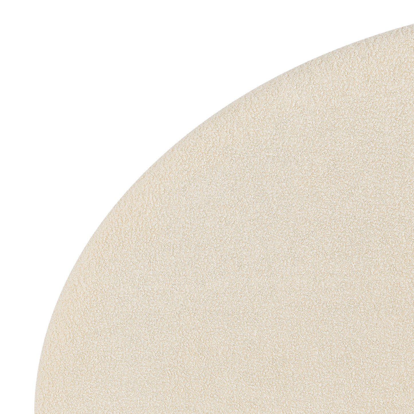 Bett mit Stauraum Bouclé VAUCLUSE 180 x 200 cm Beige