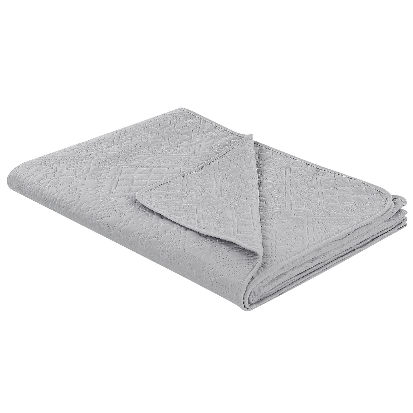Tagesdecke mit Kissen ALAMUT 140 x 210 cm Grau