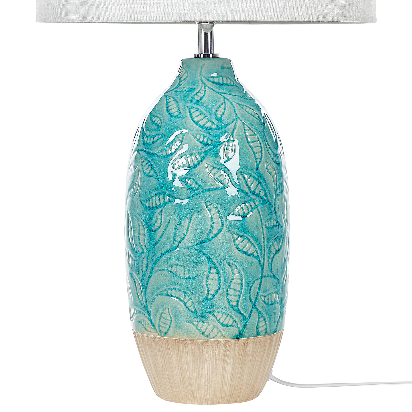 Tischleuchte ATABA Keramik Türkis