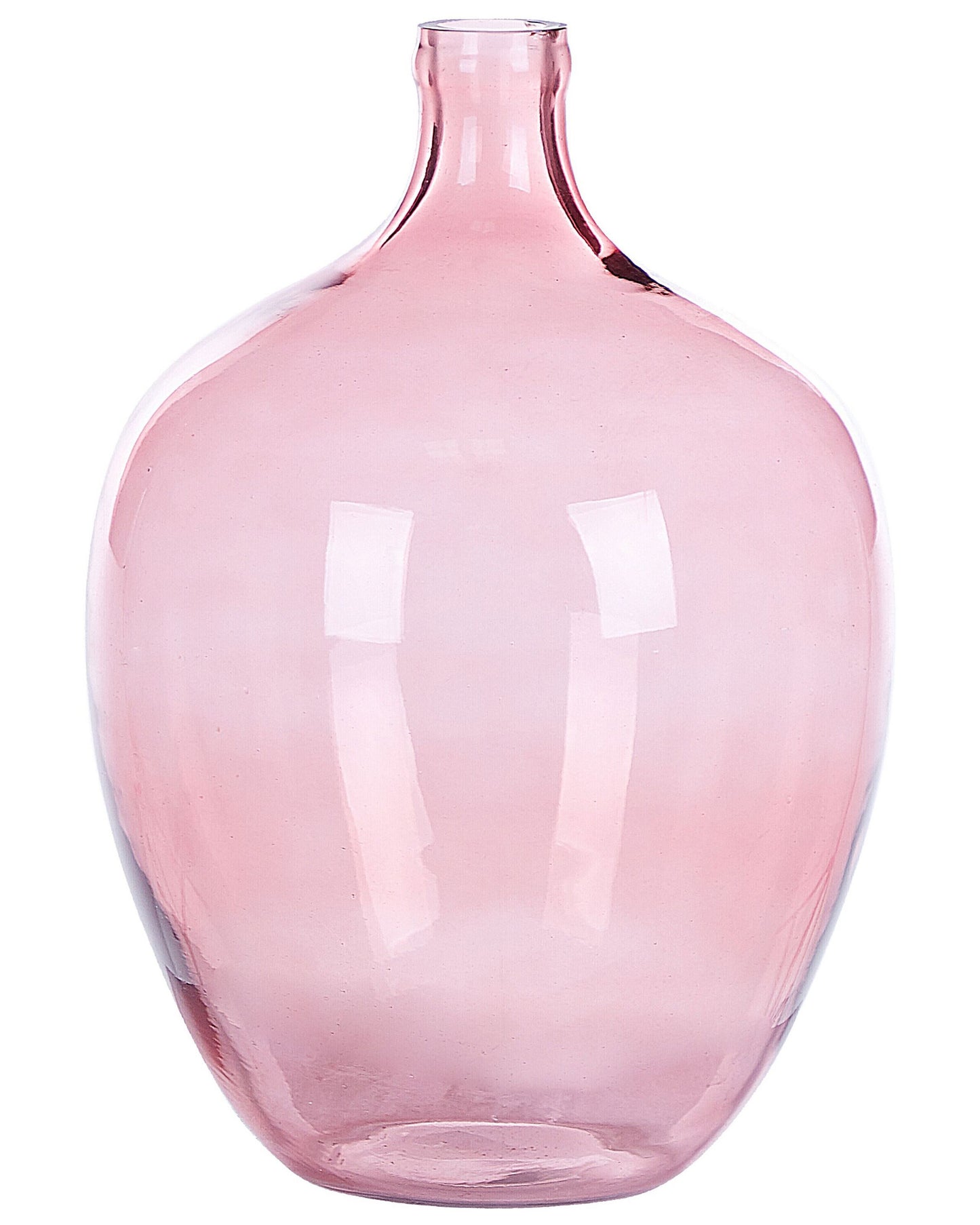 Glas Dekovase 39 cm Rosa ROTI