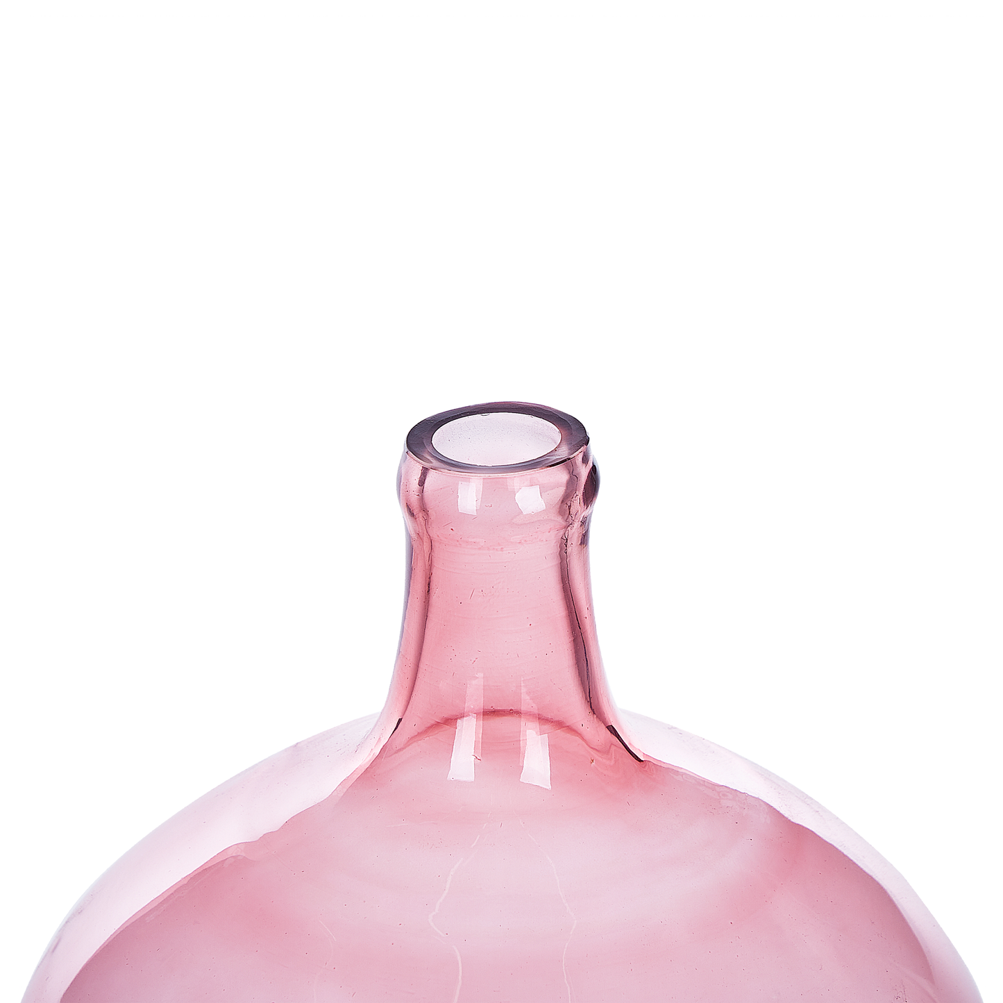 Glas Dekovase 39 cm Rosa ROTI
