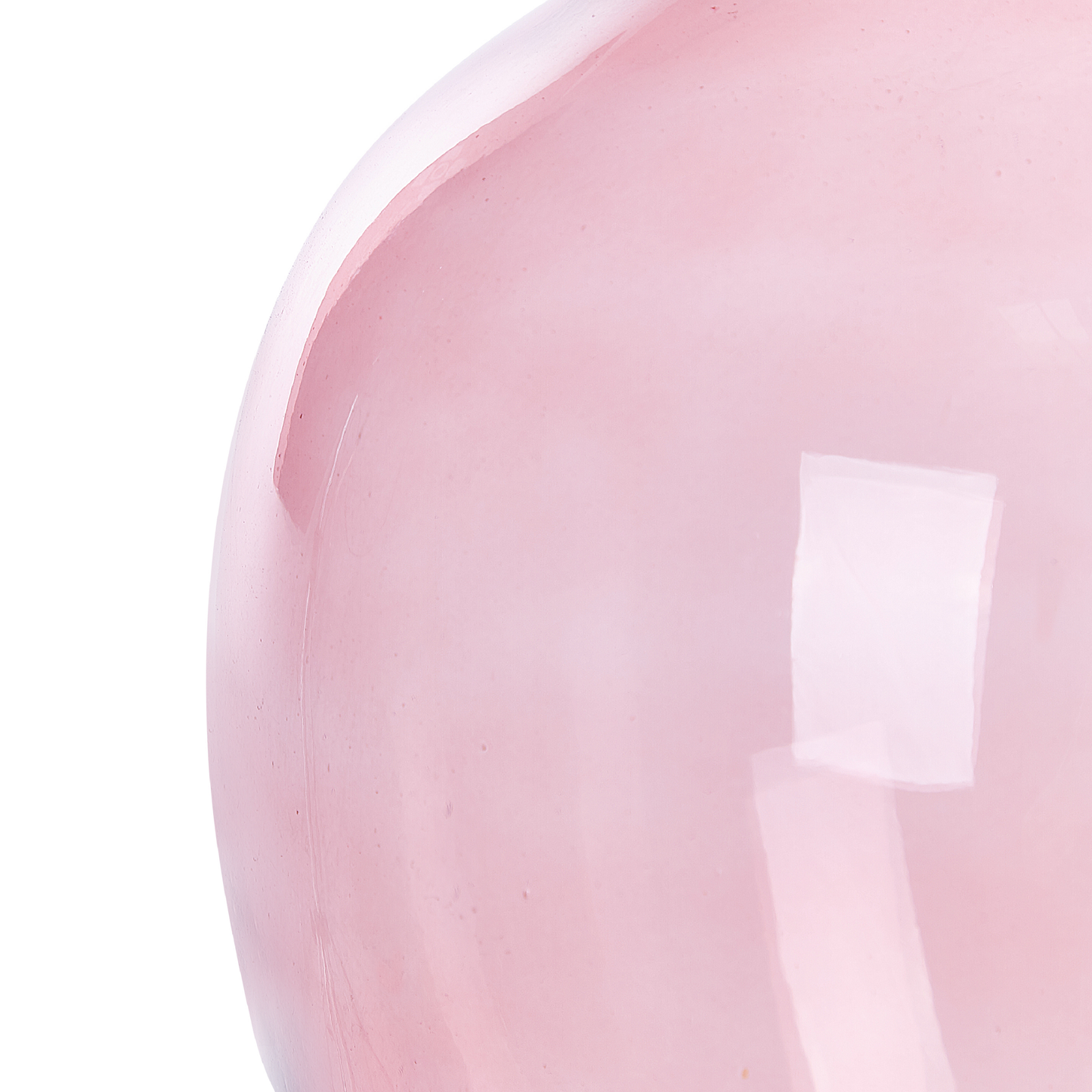Glas Dekovase 39 cm Rosa ROTI