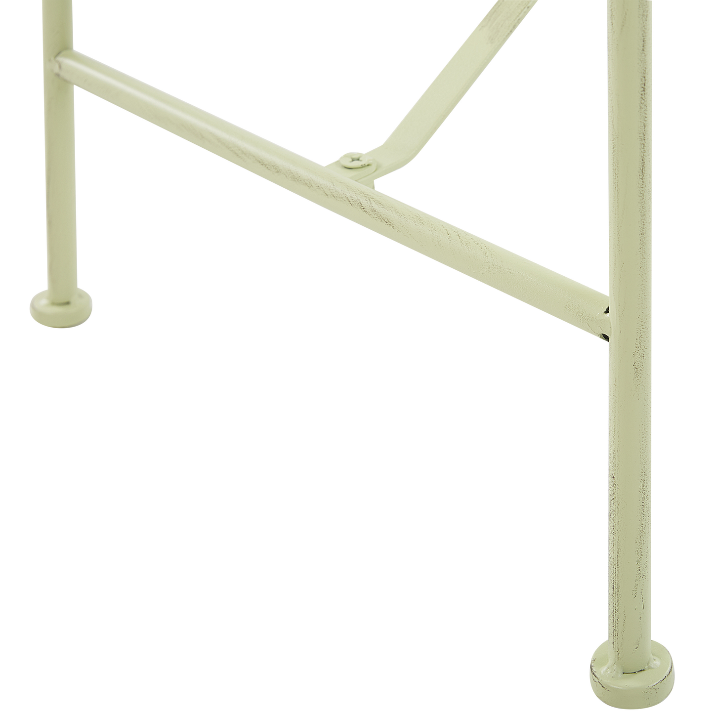 Gartenbank MILAZZO 130 cm Metall Hellgrün