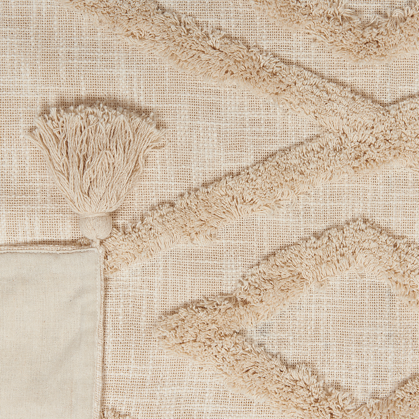 Kuscheldecke MORBI Baumwolle 130 x 180 cm Beige