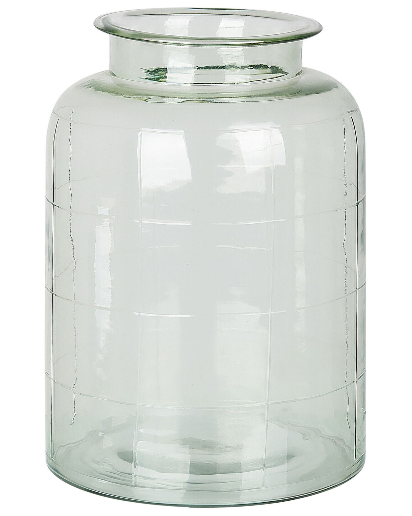 Blumenvase VINDALOO Glas 35 cm Hellgrün