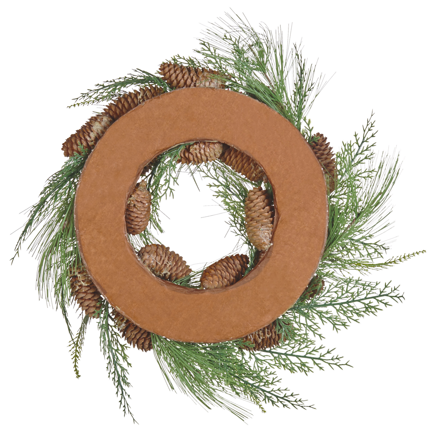 Dekokranz grün mit Zapfen ⌀ 34 cm ASTURIA