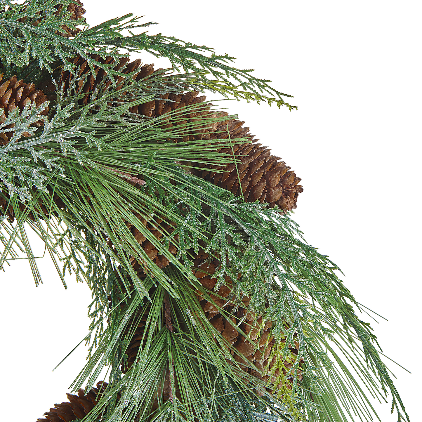 Dekokranz grün mit Zapfen ⌀ 34 cm ASTURIA