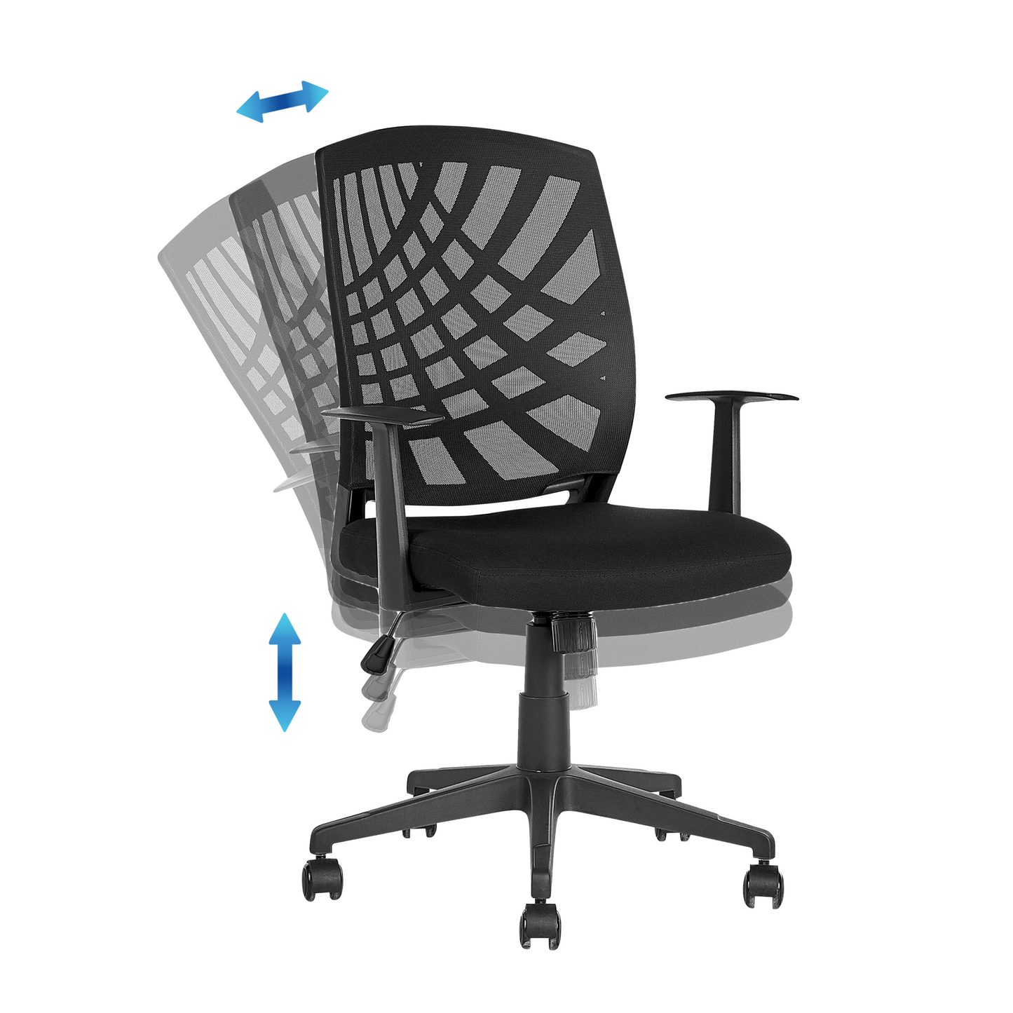 Bürostuhl drehbar BONNY Schwarz