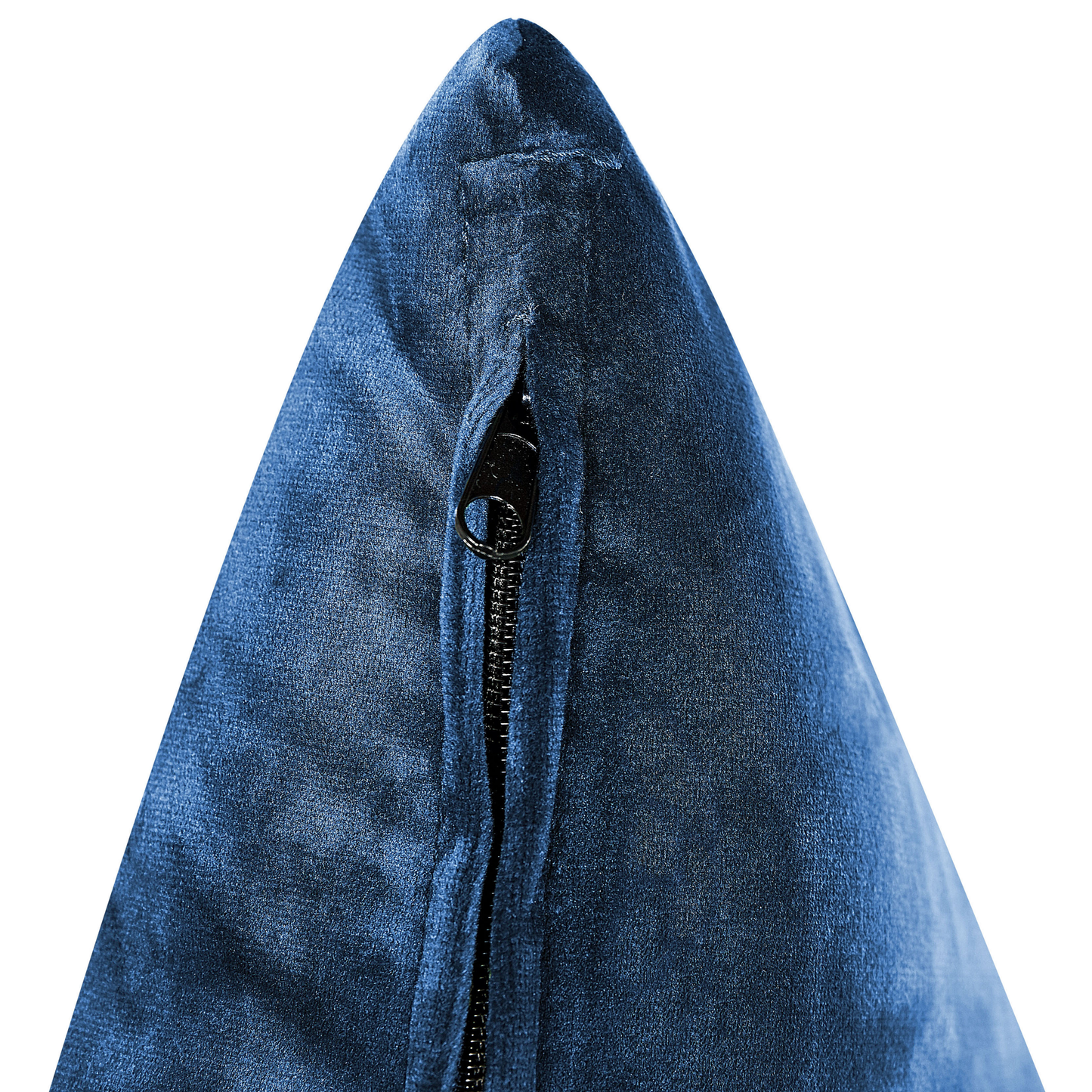 3-Sitzer Ecksofa Samtstoff marineblau linksseitig GRENA