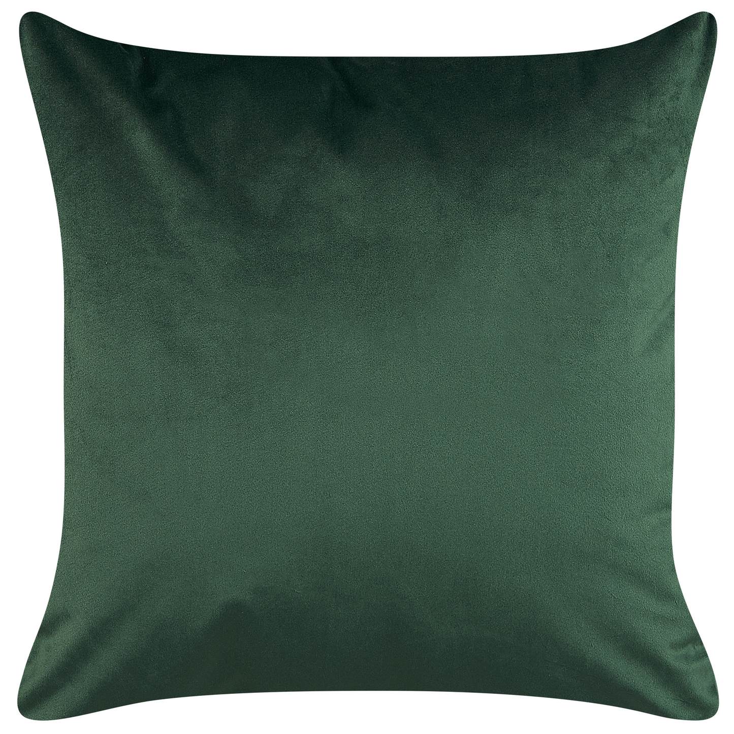 Dekokissen 2er Set DELICIOSA Samtstoff 45 x 45 cm Dunkelgrün Pflanzenmuster