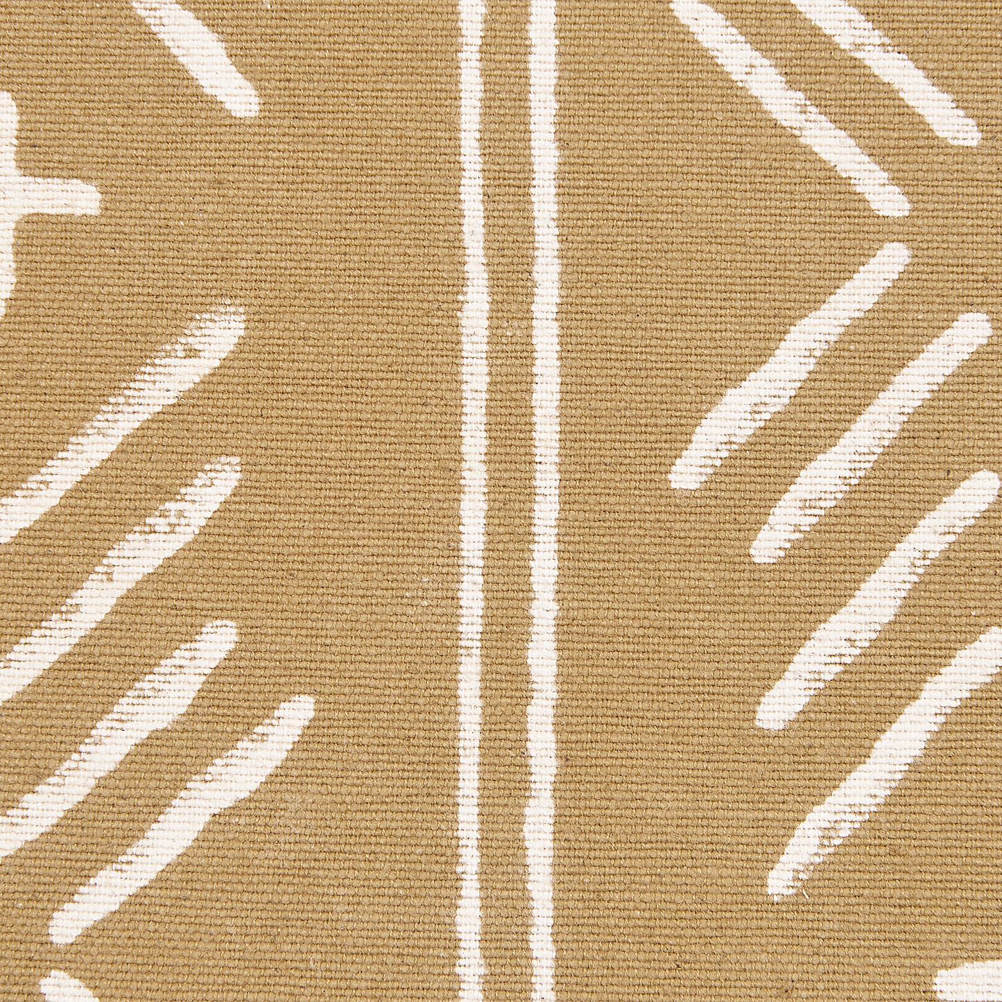 Dekokissen BANYAN Baumwolle 45 x 45 cm Sandbeige Geometrisches Muster