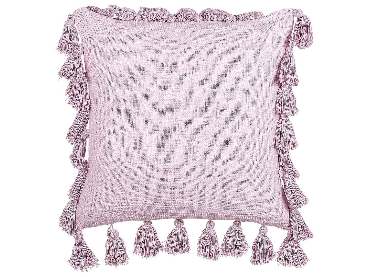 Dekokissen LYNCHIS Baumwolle 45 x 45 cm Rosa Ohne Muster