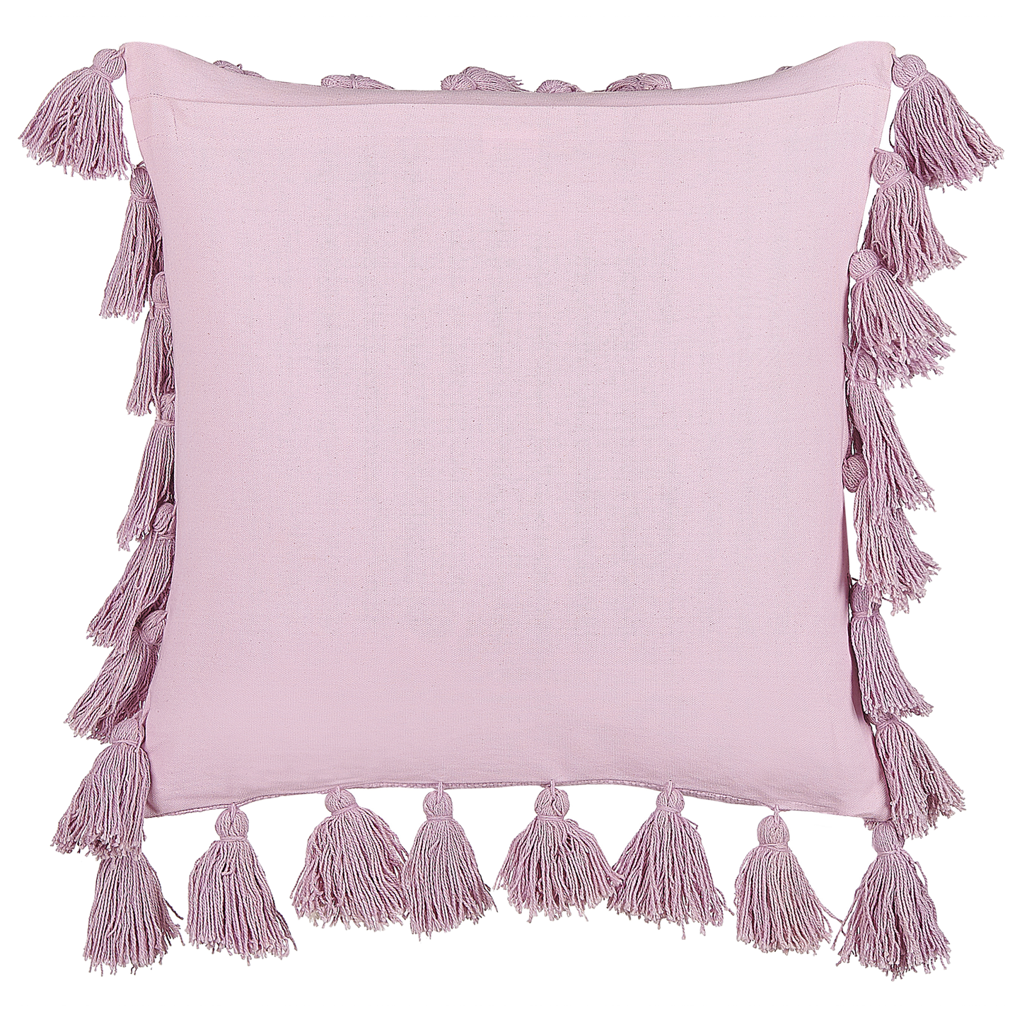 Dekokissen LYNCHIS Baumwolle 45 x 45 cm Rosa Ohne Muster
