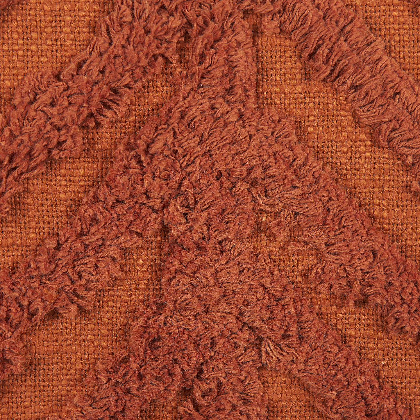 Dekokissen LEWISIA Baumwolle 45 x 45 cm Orange ZickZack-Muster
