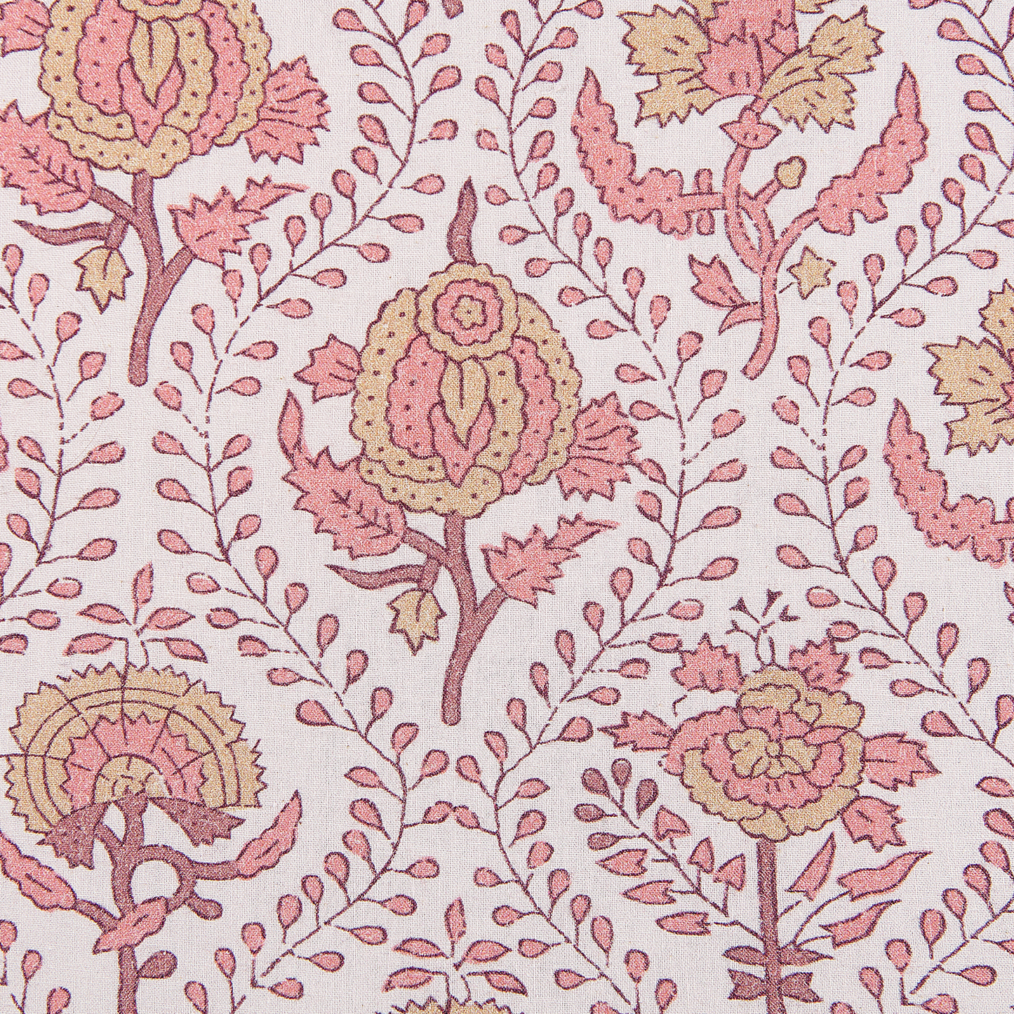 Dekokissen 2er Set PICEA Samtstoff 45 x 45 cm Rot Blumenmuster
