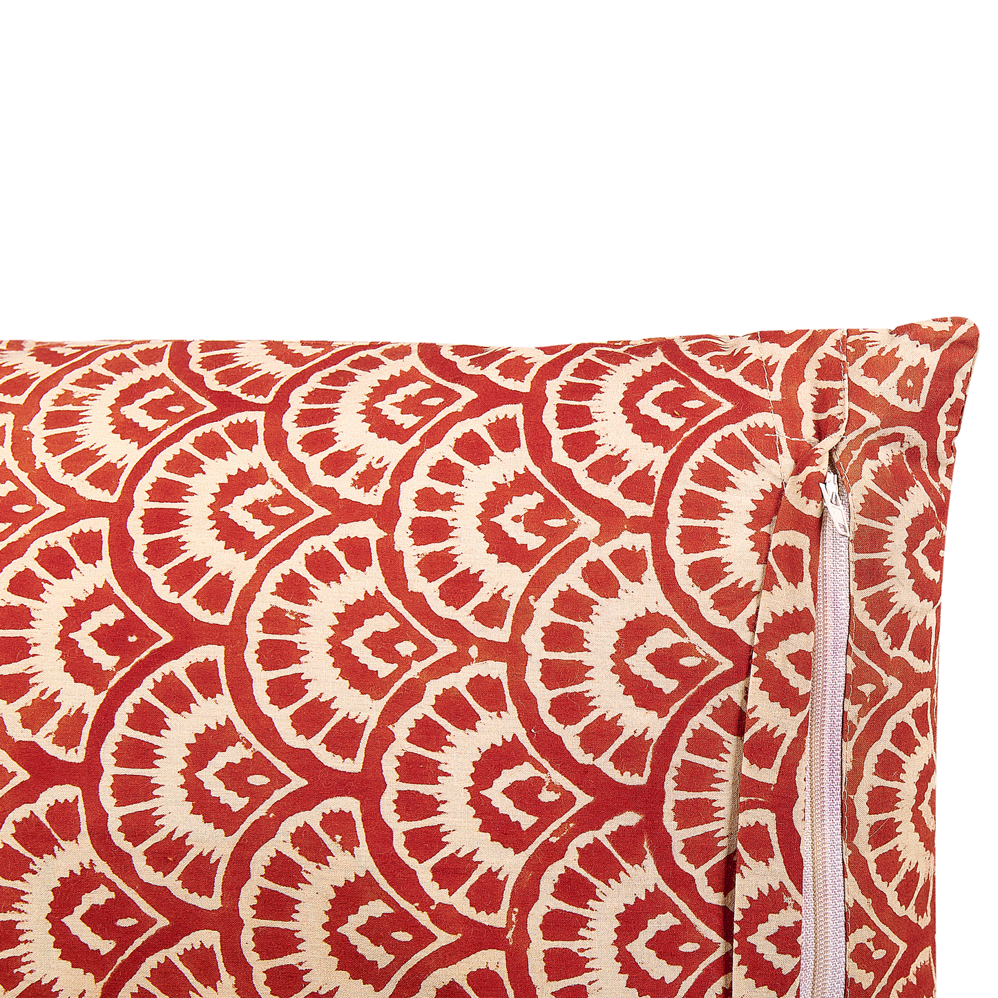 Dekokissen 2er Set RHUS Baumwolle 45 x 45 cm Rot Geometrisches Muster
