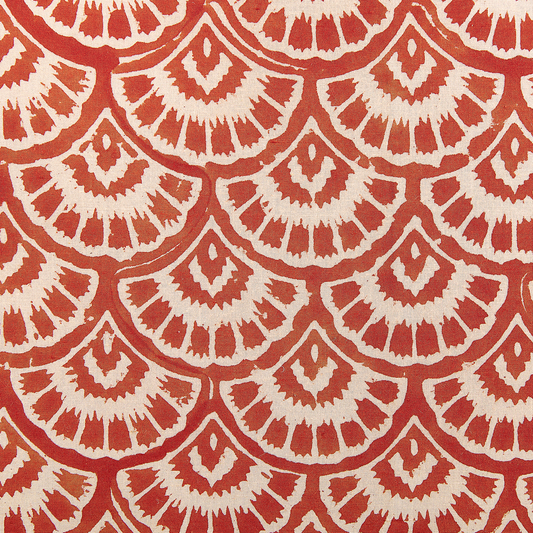 Dekokissen 2er Set RHUS Baumwolle 45 x 45 cm Rot Geometrisches Muster
