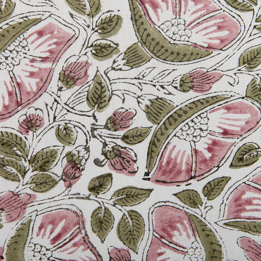 Dekokissen CARISSA Baumwolle 45 x 45 cm Bunt Blumenmuster