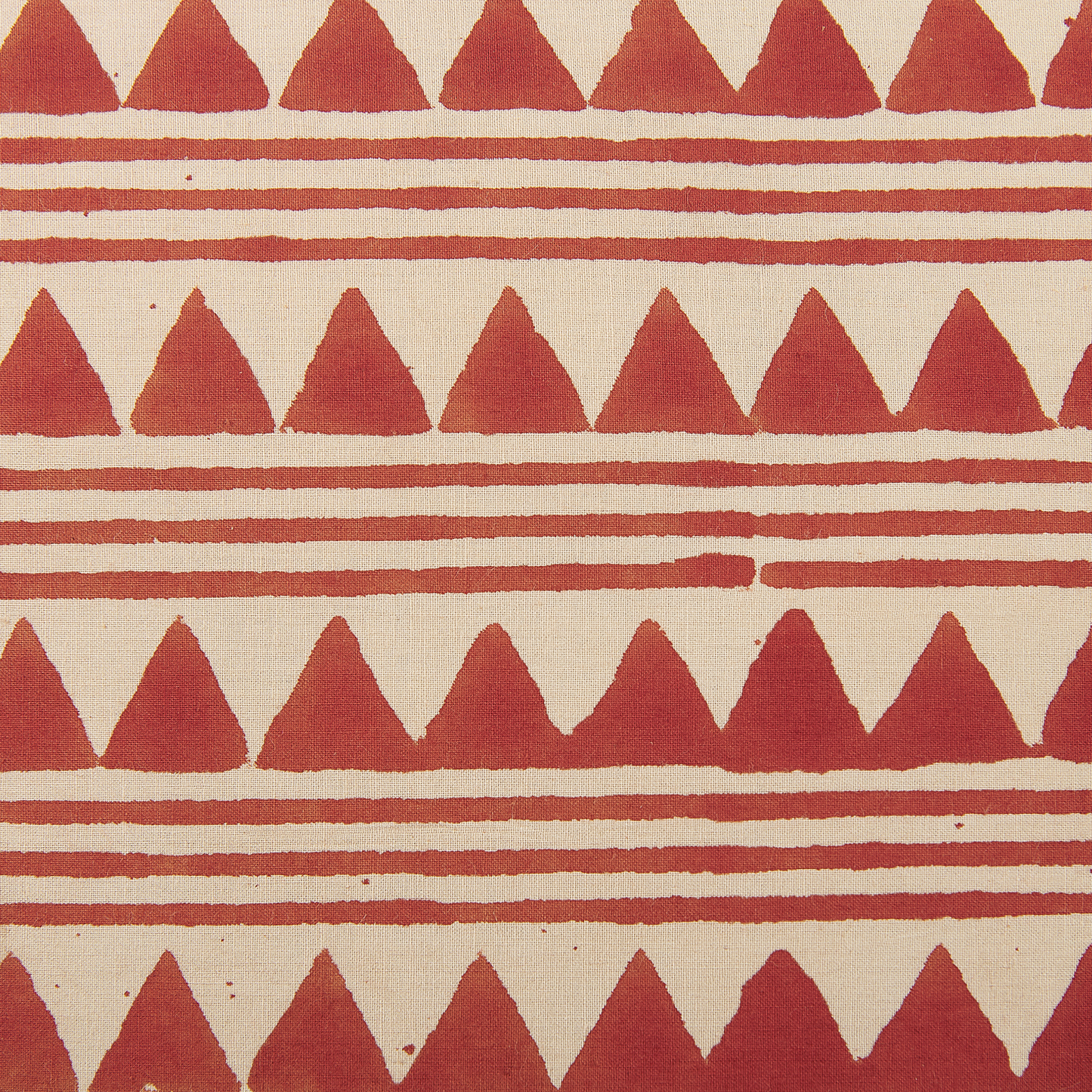 Dekokissen DEGLUPTA Baumwolle 45 x 45 cm Rot ZickZack-Muster