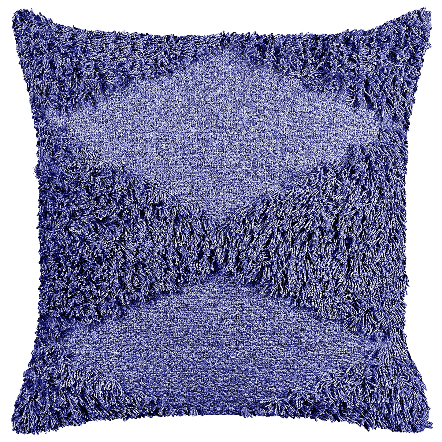 Dekokissen 2er Set RHOEO Baumwolle 45 x 45 cm Violett Geometrisches Muster