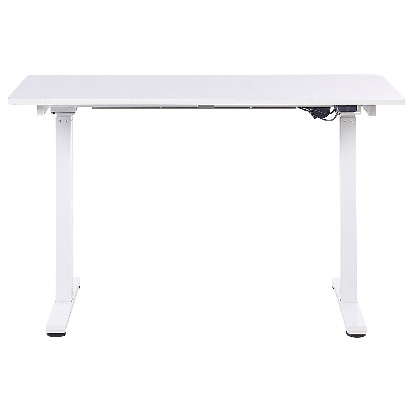 Schreibtisch weiss 120 x 60 cm elektrisch höhenverstellbar GRIFTON