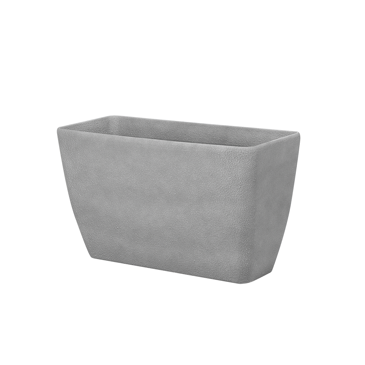 Set mit 2 Blumentöpfen BARIS Stein 74 cm Grau