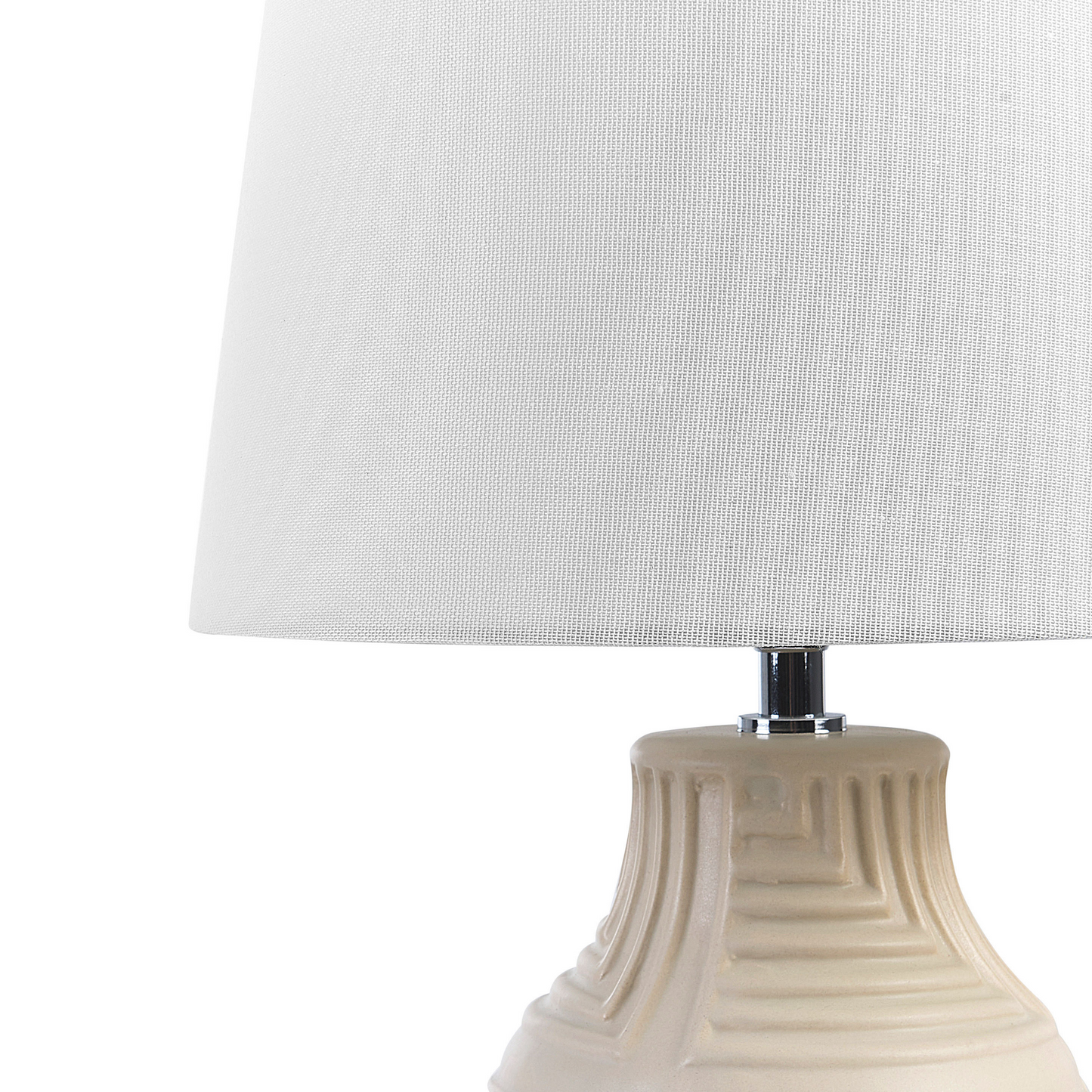 Tischlampe aus Keramik Beige OZAMA