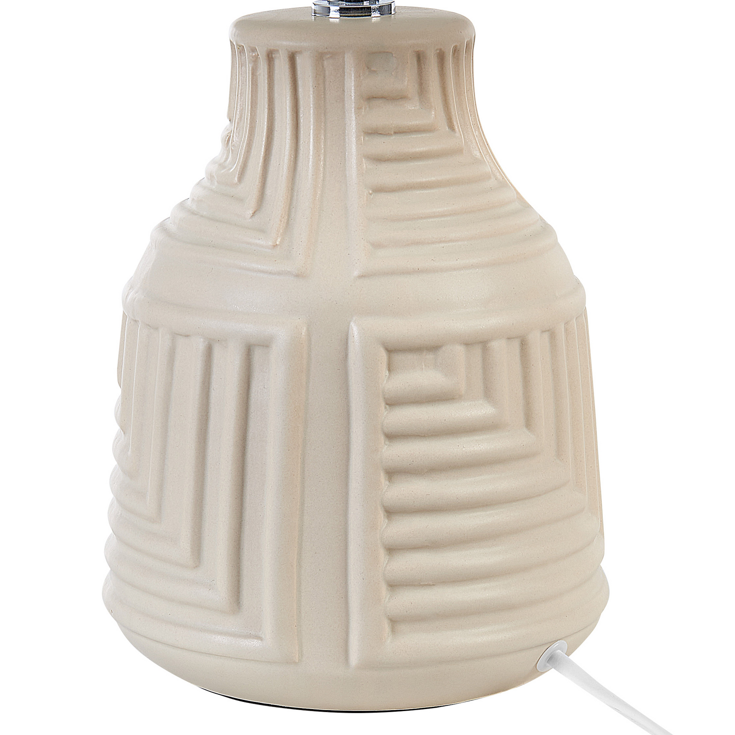 Tischlampe aus Keramik Beige OZAMA