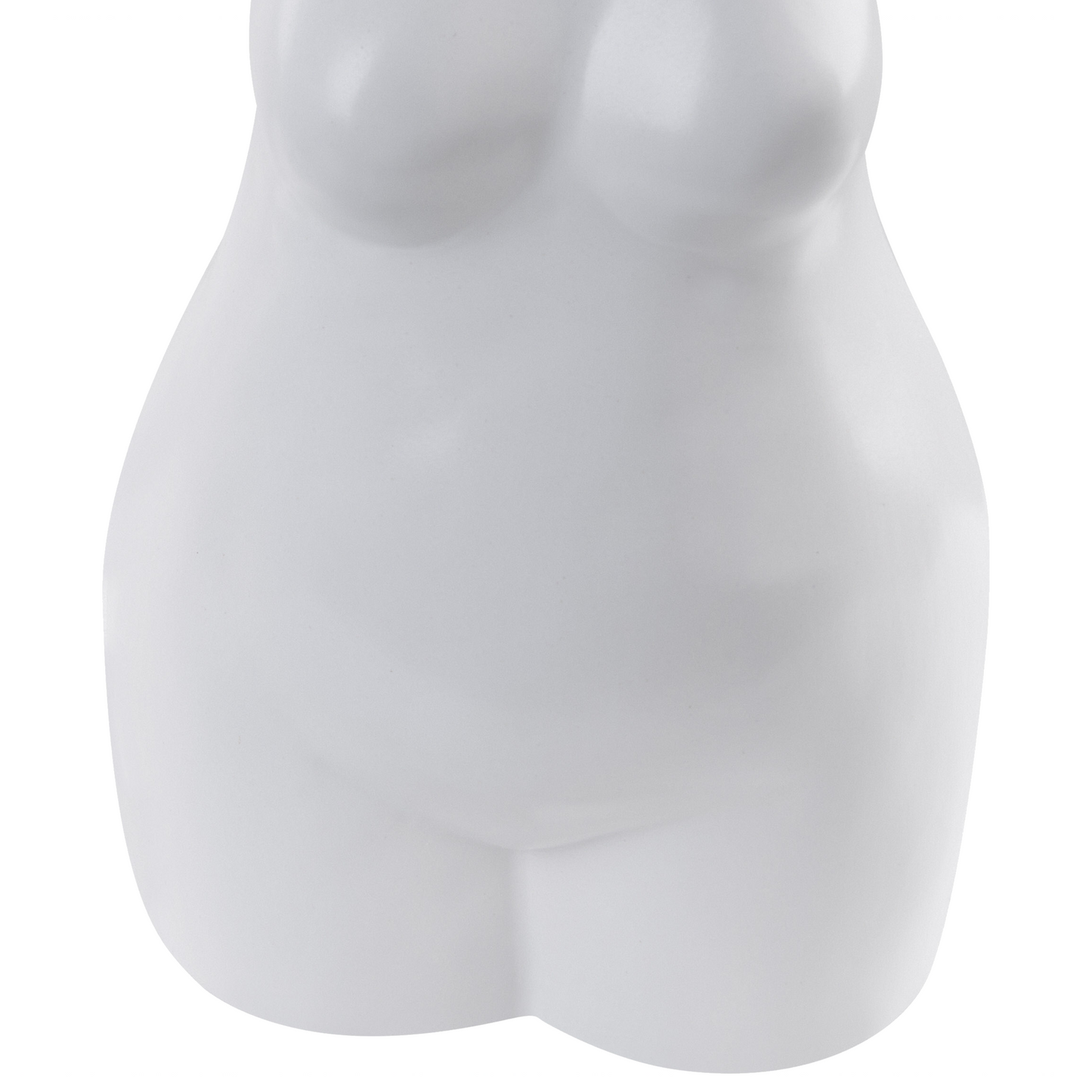 Blumenvase AIGIO Keramik 25 cm Weiss