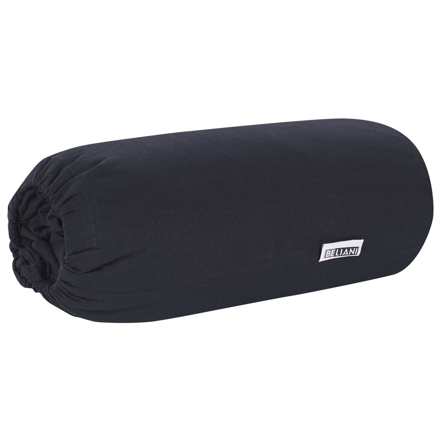 Spannbettlaken JANBU Baumwolle 90 x 200 cm Schwarz