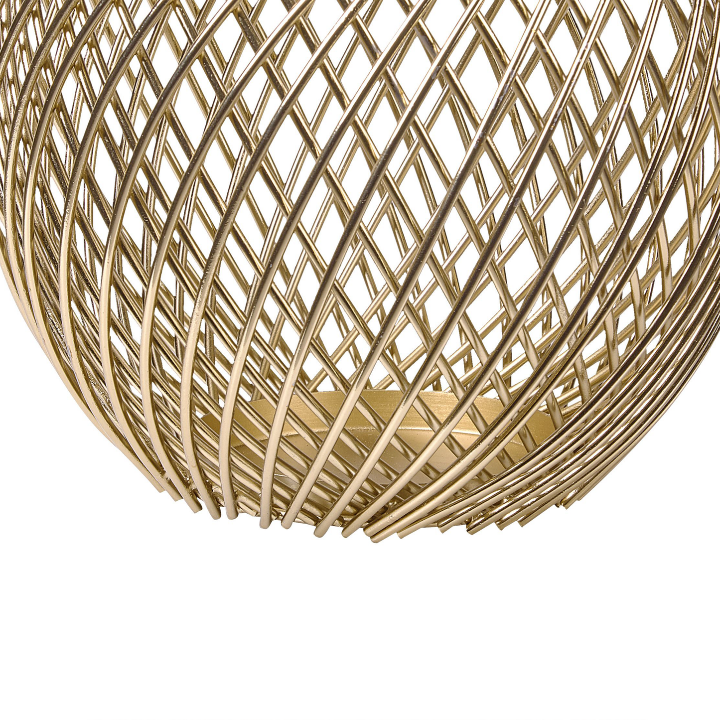 Kerzenständer 2er Set TANDUY Metall 18/22 cm Gold