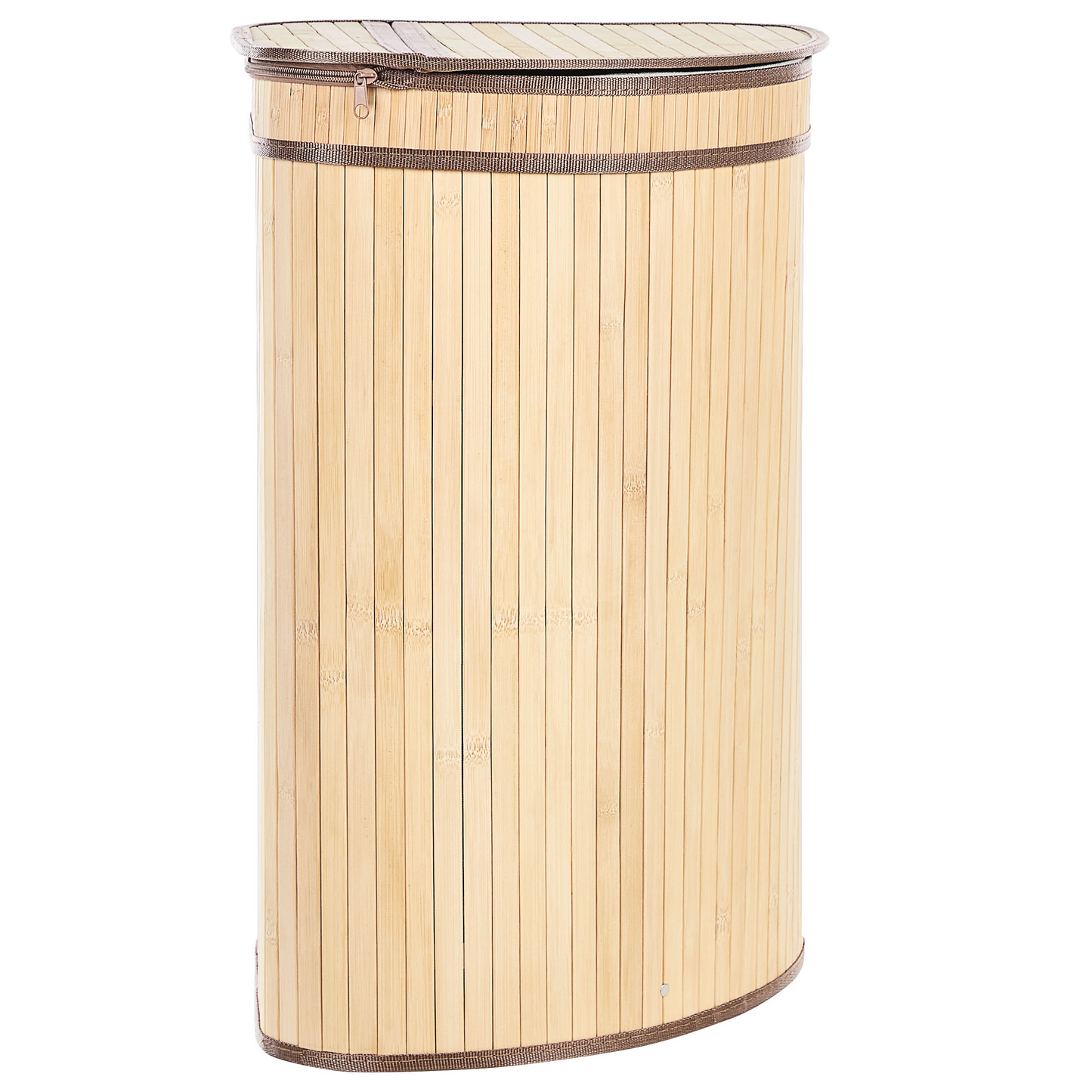 Korb mit Deckel Bambusholz hellbraun eckig BADULLA