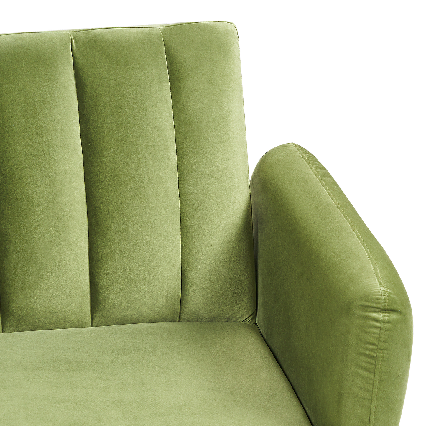 Schlafsofa Samtstoff Olivgrün VIMMERBY