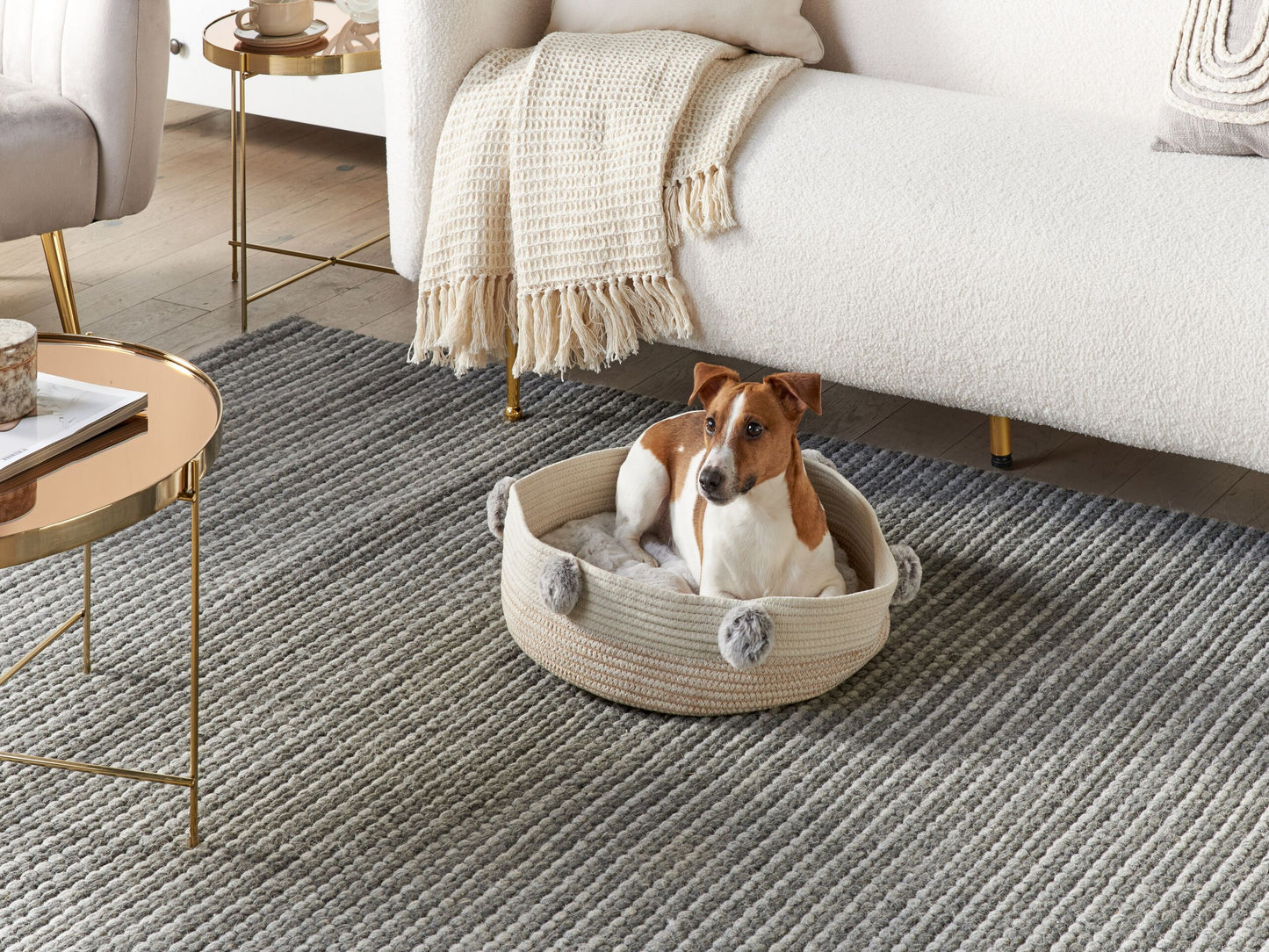 Tierbett ORTACA Baumwolle Hellbeige