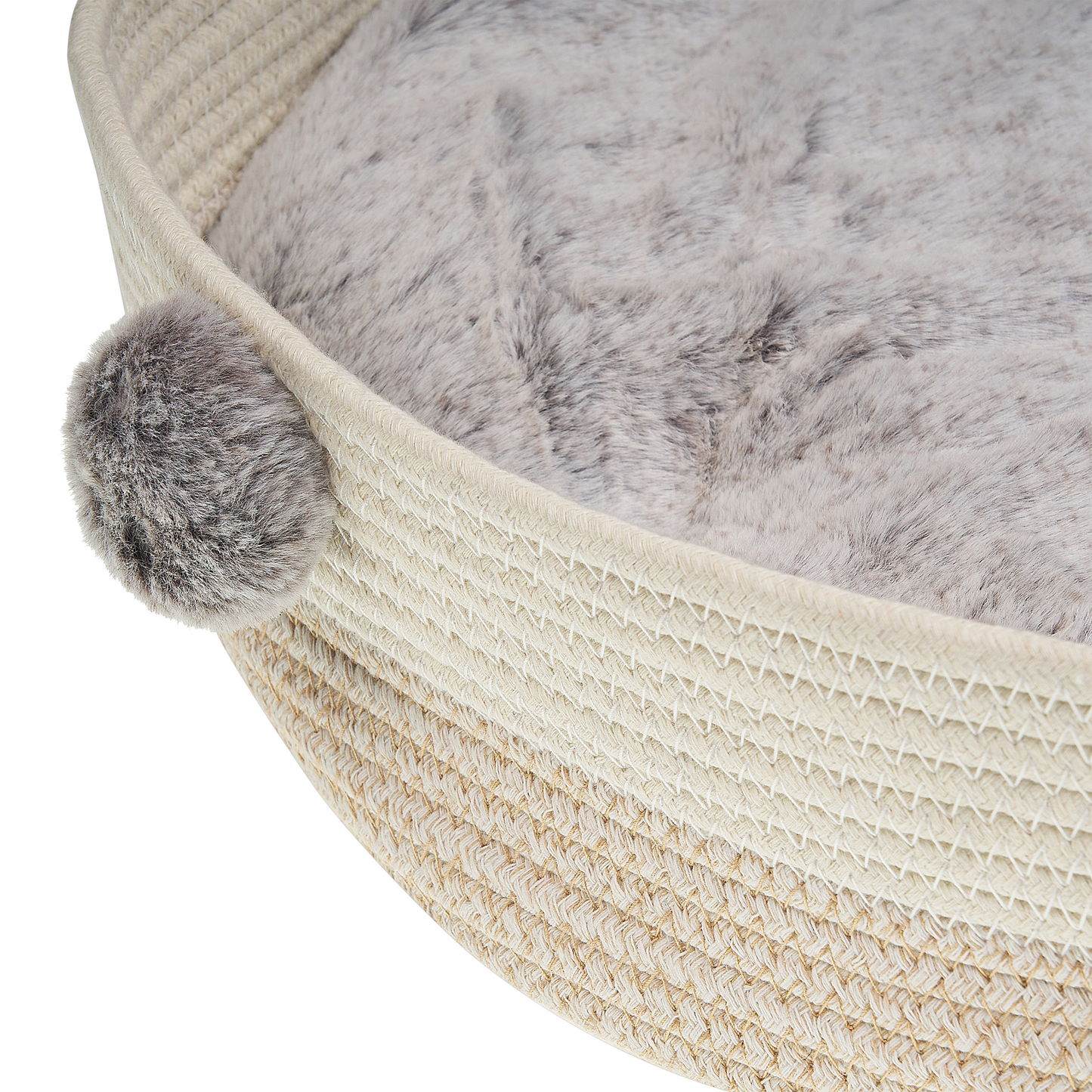 Tierbett ORTACA Baumwolle Hellbeige