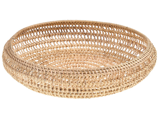 Dekoschale Rattan naturfarben ⌀ 36 cm INDRAGIRI