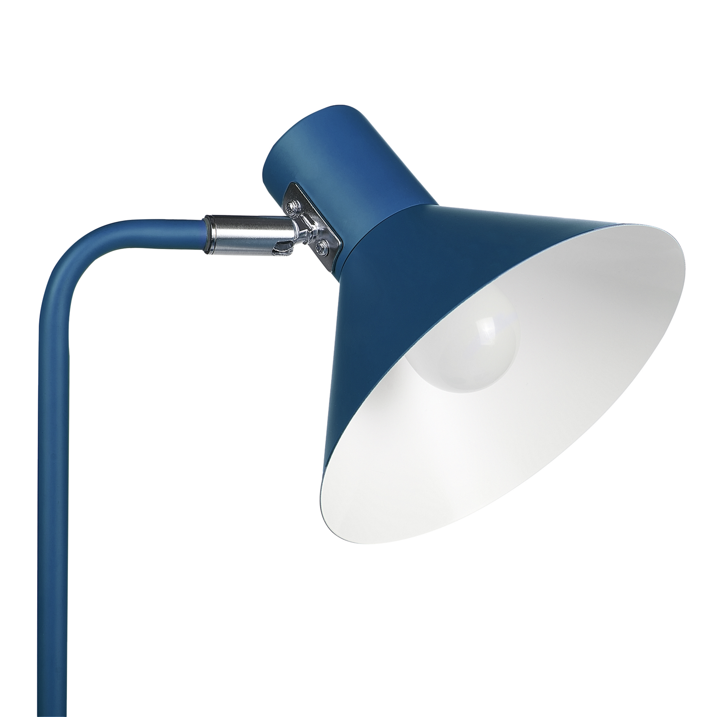 Stehlampe Metall dunkelblau 154 cm Kegelform RIMAVA